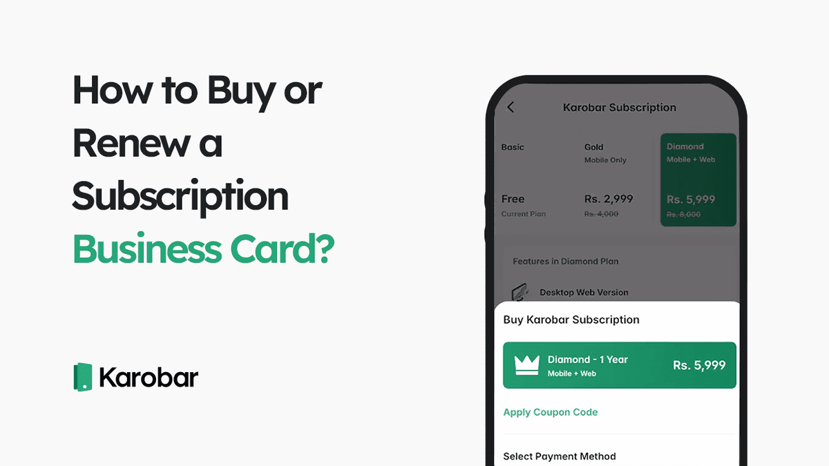 How to buy Karobar App Permium Subscription?